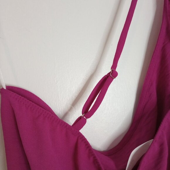 Heatherly Pink Fuchsia Strappy Bodyshirt - Picture 8 of 11